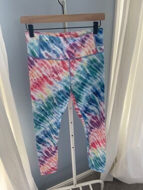 Athleta Multicolor Tie-Dye High-Rise Leggings